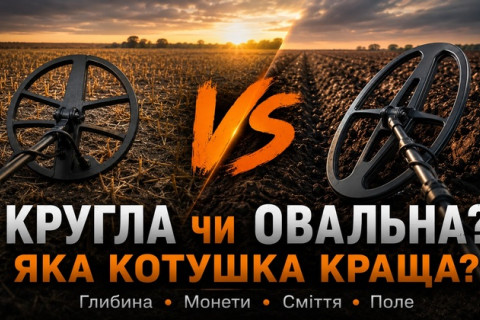 Зображення - Кругла чи овальна котушка для металошукача: повне порівняння глибини, сепарації та стабільності